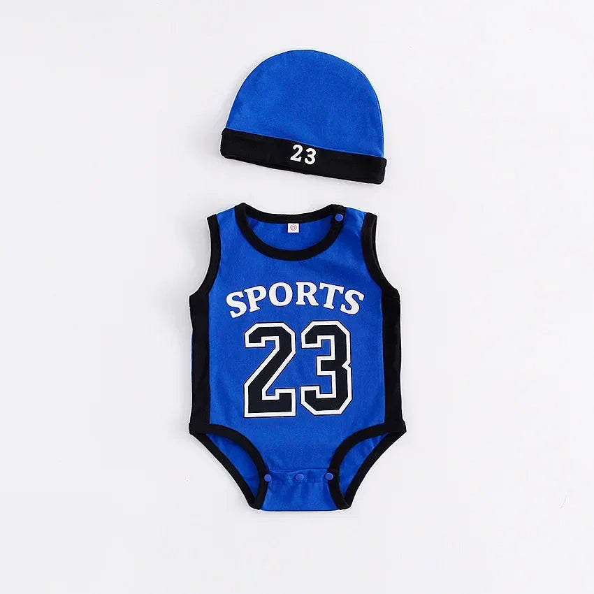 Micheal Jordan 23 - Yenidoğan Tulum ve Şapka Seti