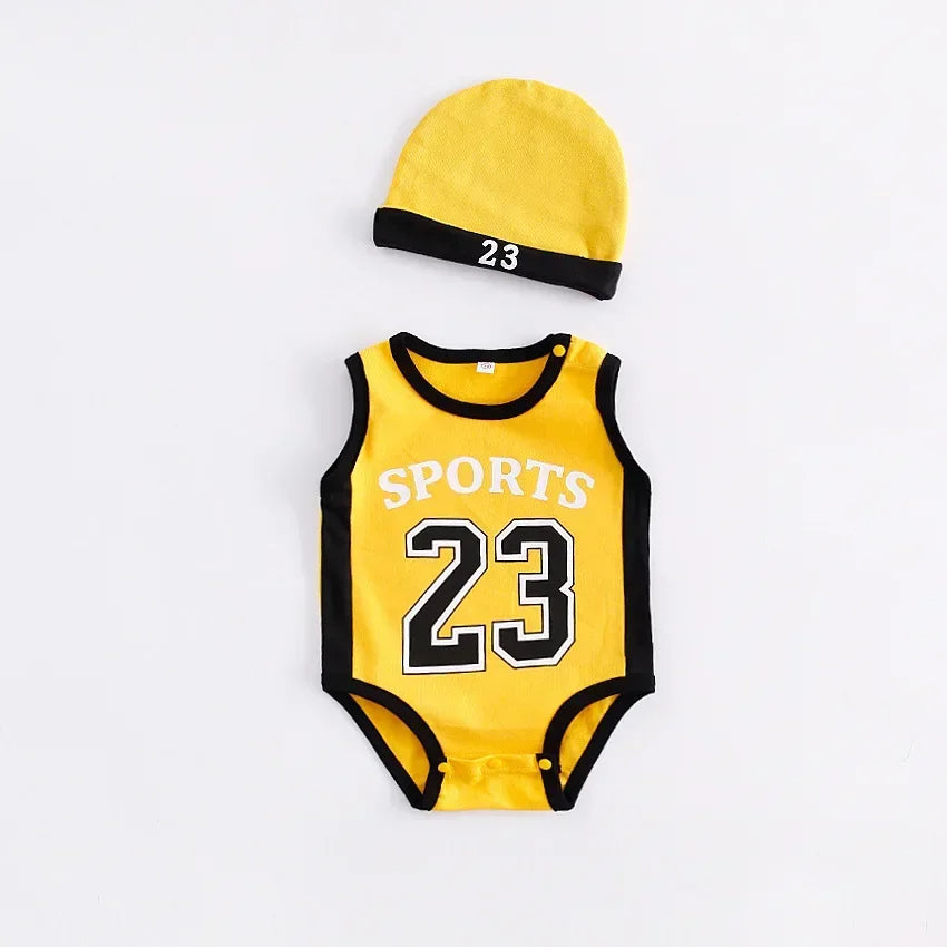 Micheal Jordan 23 - Yenidoğan Tulum ve Şapka Seti