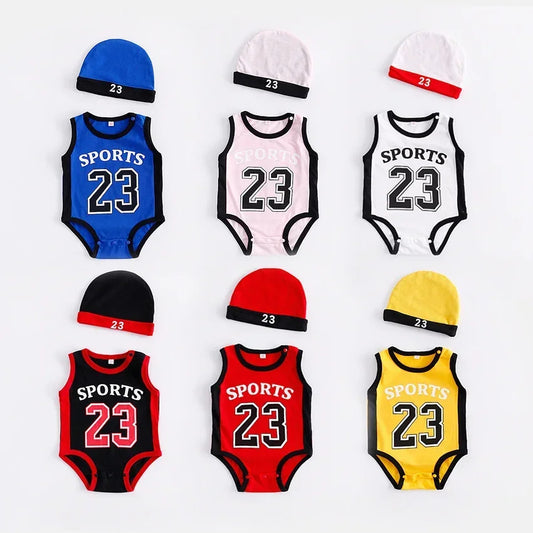 Micheal Jordan 23 - Yenidoğan Tulum ve Şapka Seti