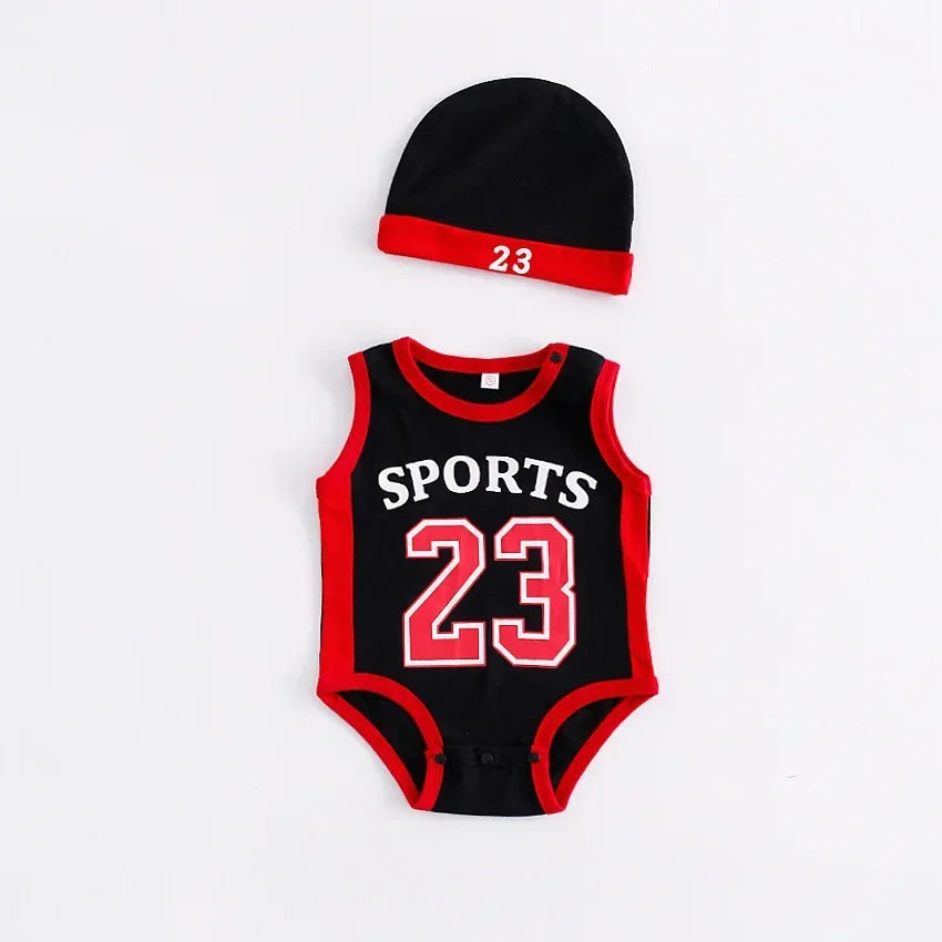 Micheal Jordan 23 - Yenidoğan Tulum ve Şapka Seti